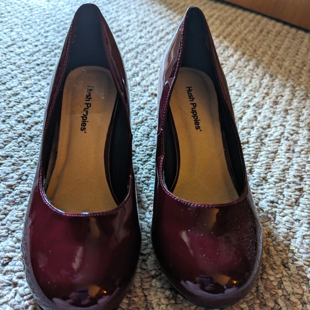 Hush puppies burgundy heels